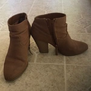 Brown Nine West Booties